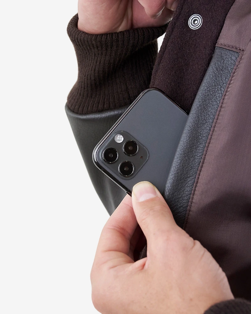 Blouson universitaire classique pour homme