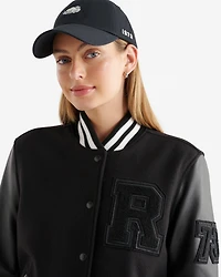Blouson universitaire rétro pour femme