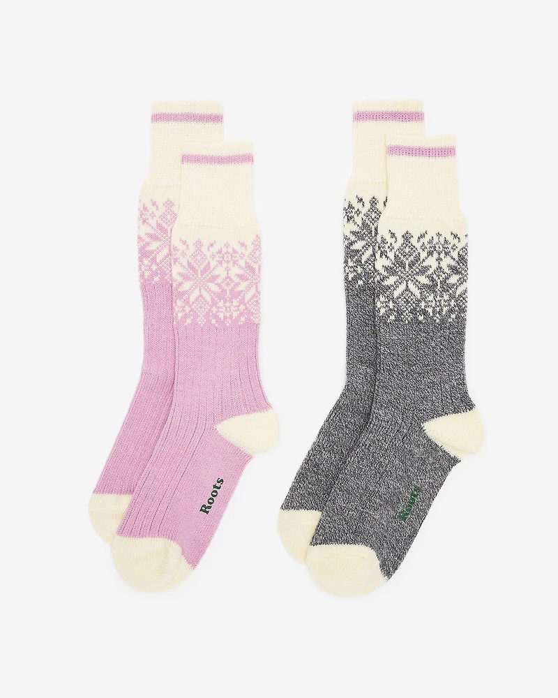 Adult Roots Elsa Sock 2 Pack