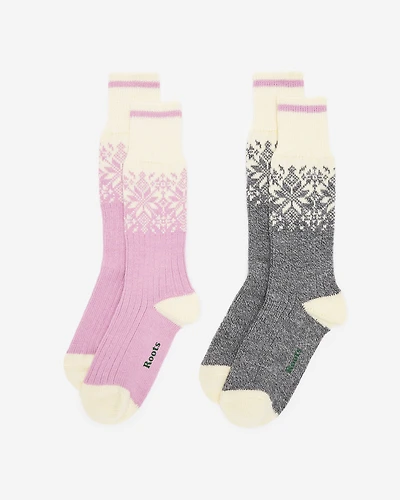 Adult Roots Elsa Sock 2 Pack