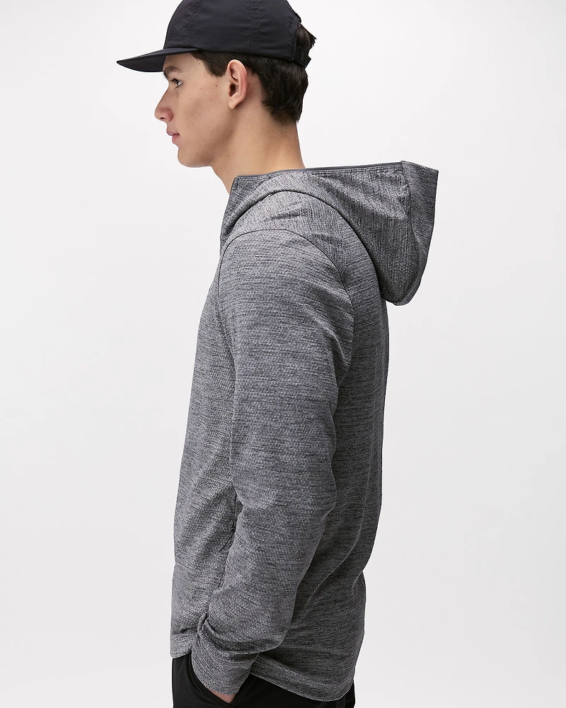 Active Textured Full Zip Hoodie