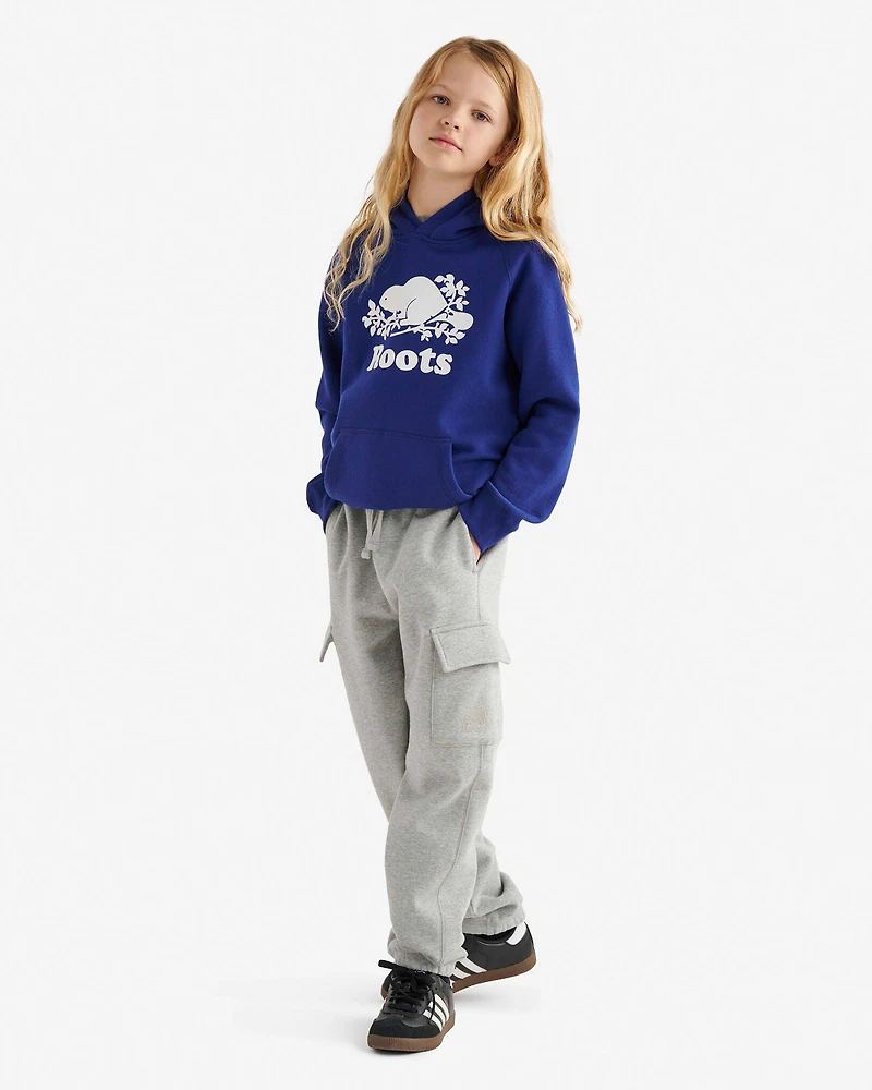 Pantalon cargo décontracté en molleton de coton bio Cooper pour enfants