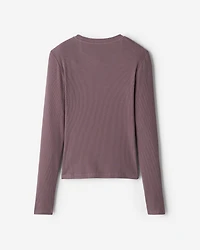 Roam Rib Fitted Long Sleeve Top