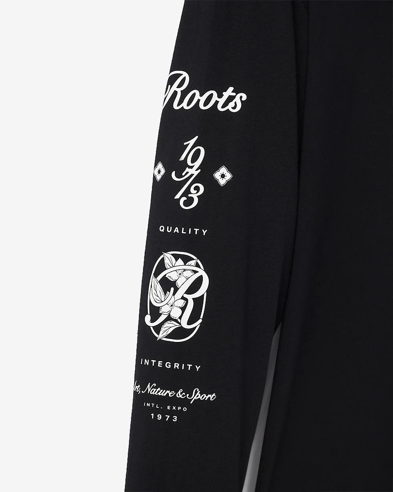 Mens Studio Graphic Long Sleeve T-Shirt