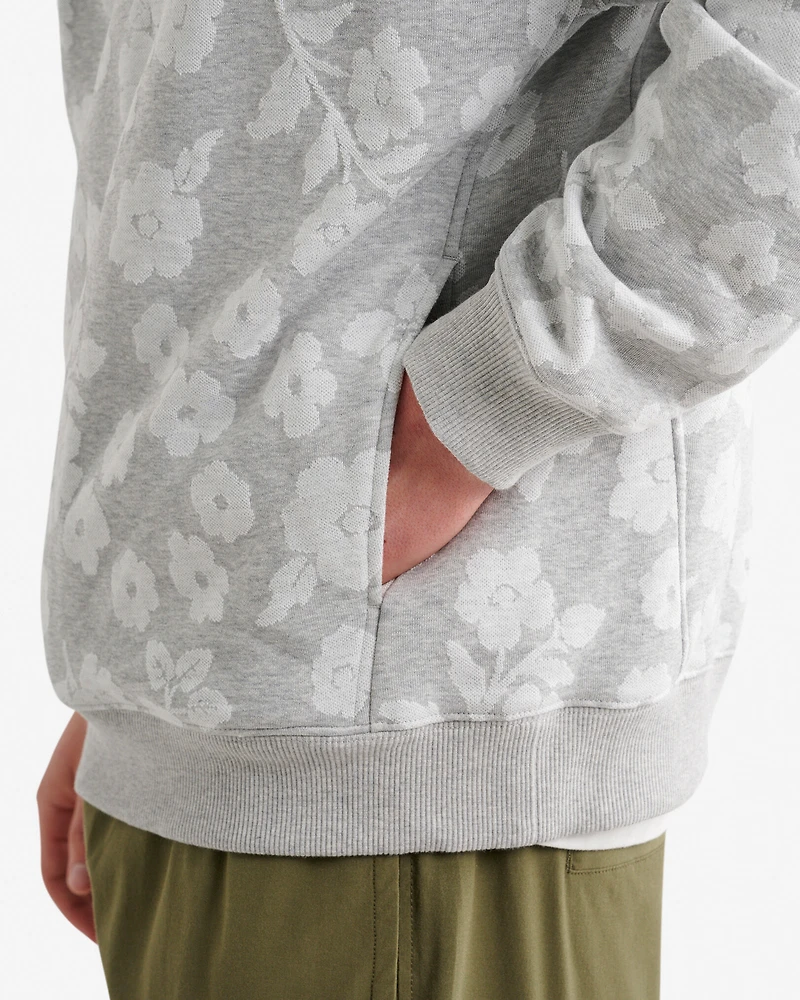 Floral Jaquard Hoodie