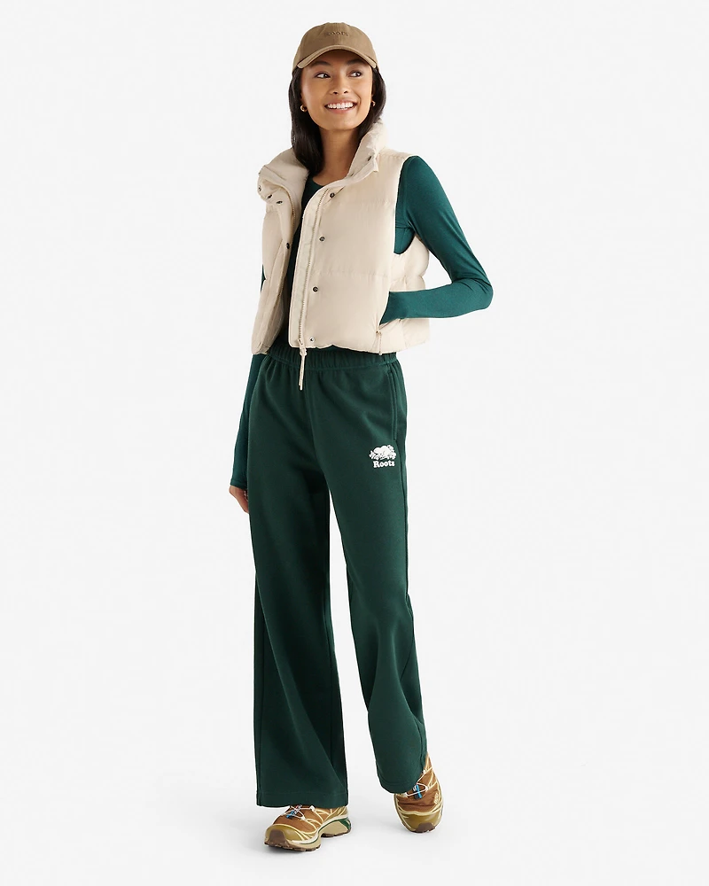 Organic Cooper Wide Leg Sweatpant