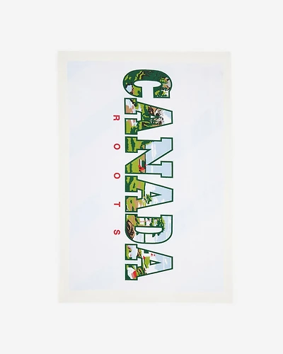Greetings From Canada Tea Towel