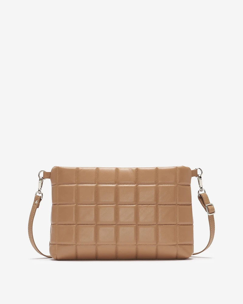 Square Puff Clutch Crossbody
