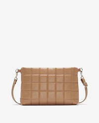 Square Puff Clutch Crossbody