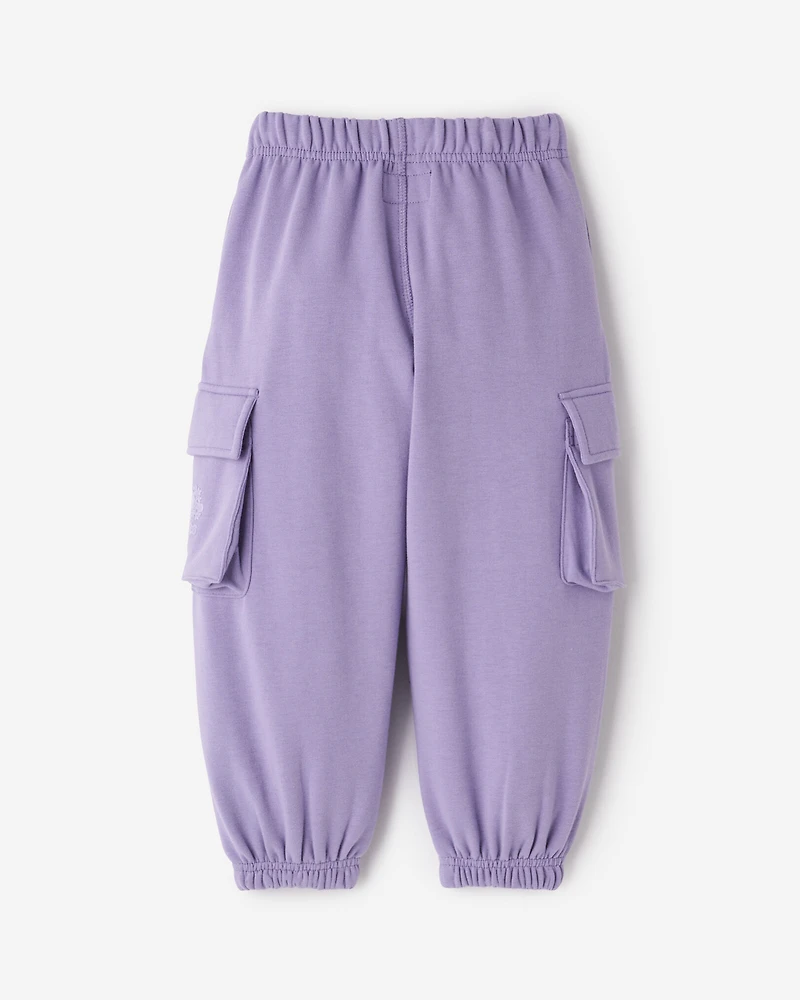 Pantalon en molleton douillet à poches cargo Cooper pour tout-petits