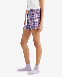 Womens Plaid Pajama Short
