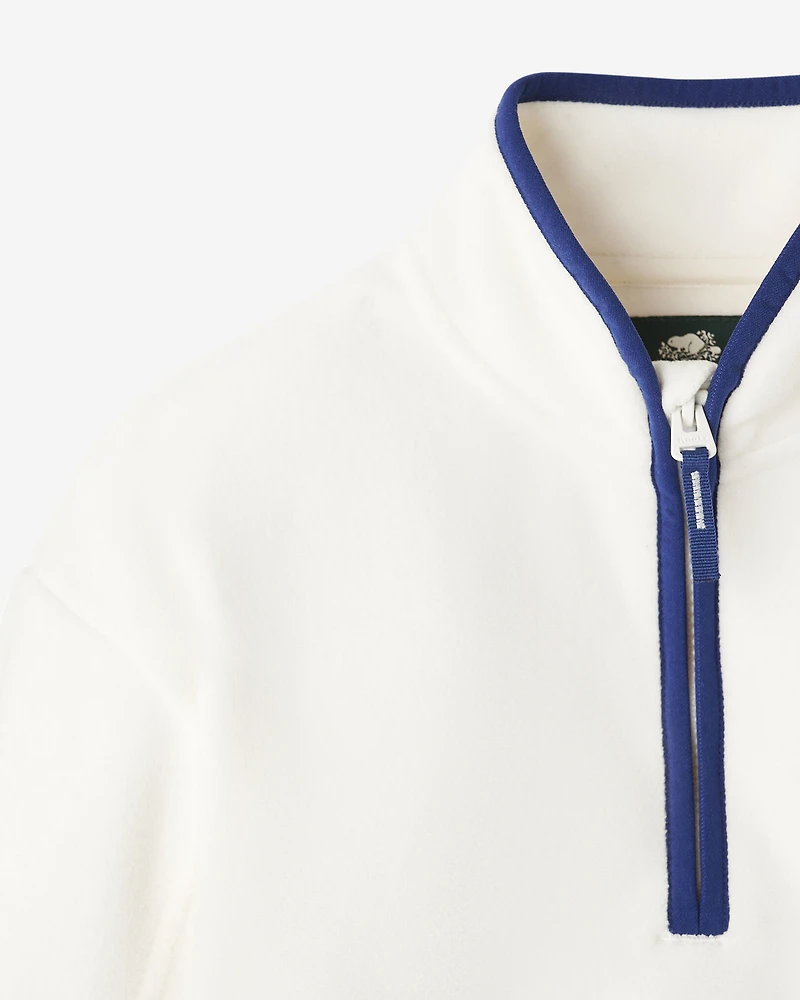 Chandail sport à col demi-glissière en micromolleton pour enfants