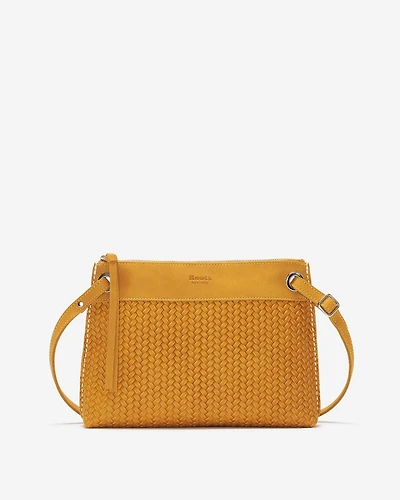 Sac Edie en cuir tressé