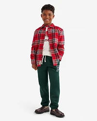 Kids Plaid Tidings Shirt