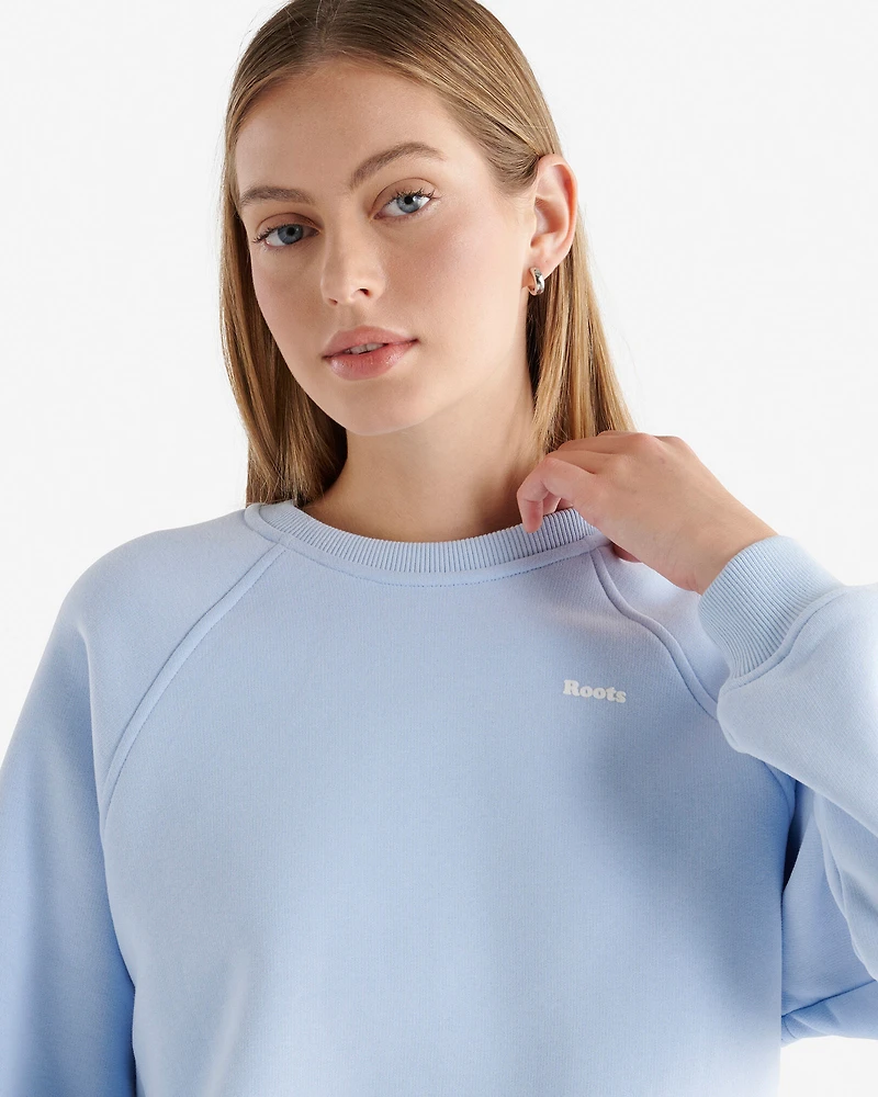 Chandail à col rond en molleton Nuage