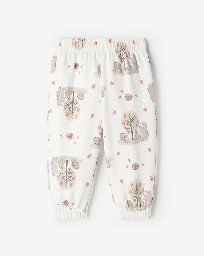 Pantalon en molleton douillet Ours pour bébés