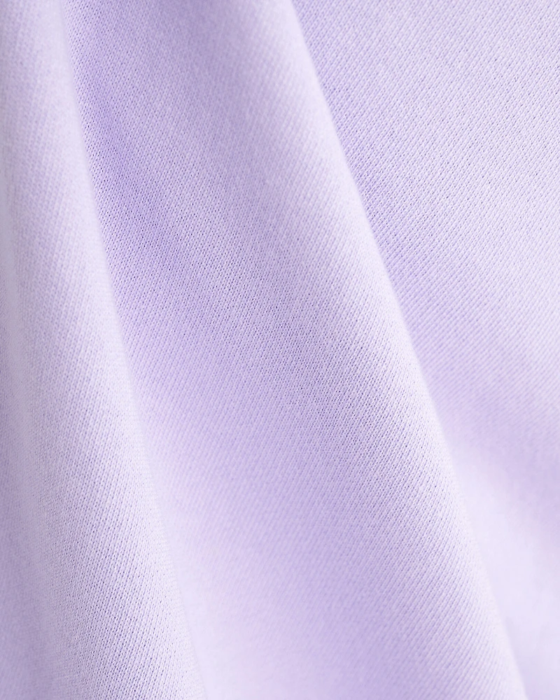 Cooper Terry Short Sleeve Quarter Zip Dress