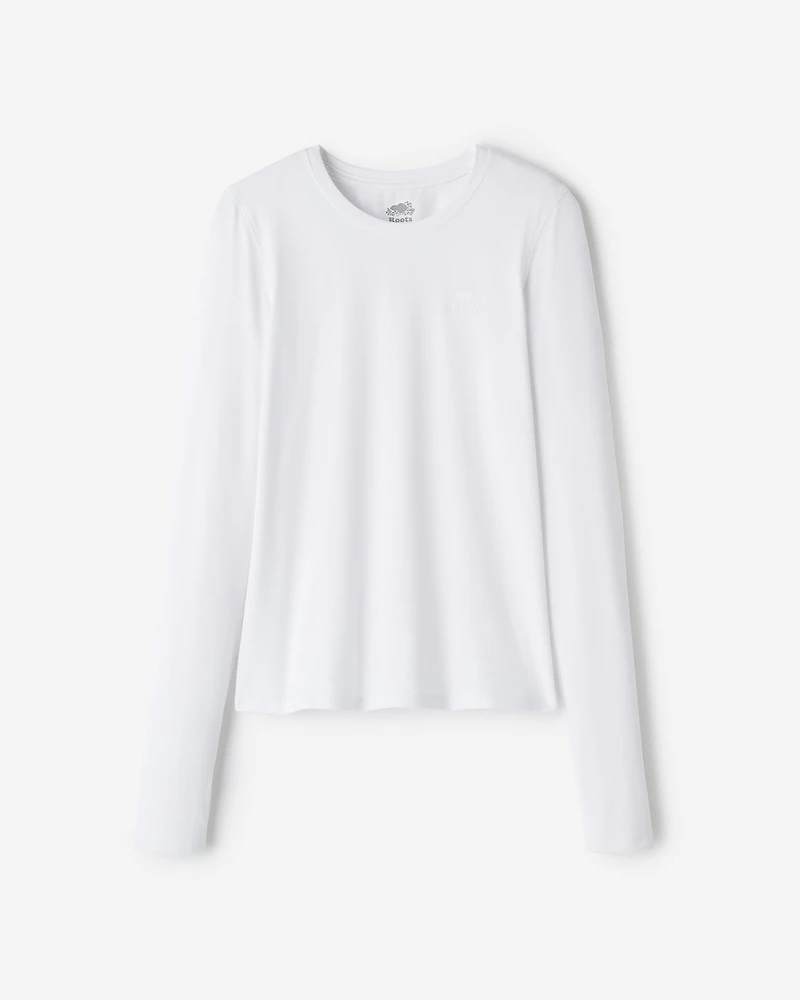 Renew Knit Fitted Long Sleeve Top