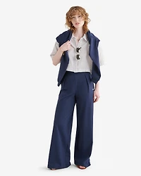 Chemise à manches courtes en gaze de coton Isla