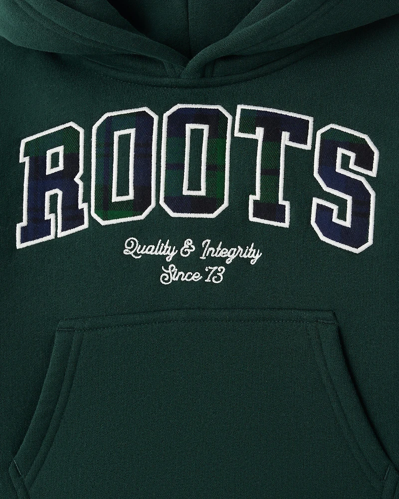 Toddler Plaid Applique Hoodie