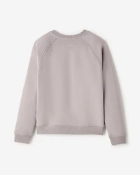 Chandail à col rond essentiel en molleton Nuage