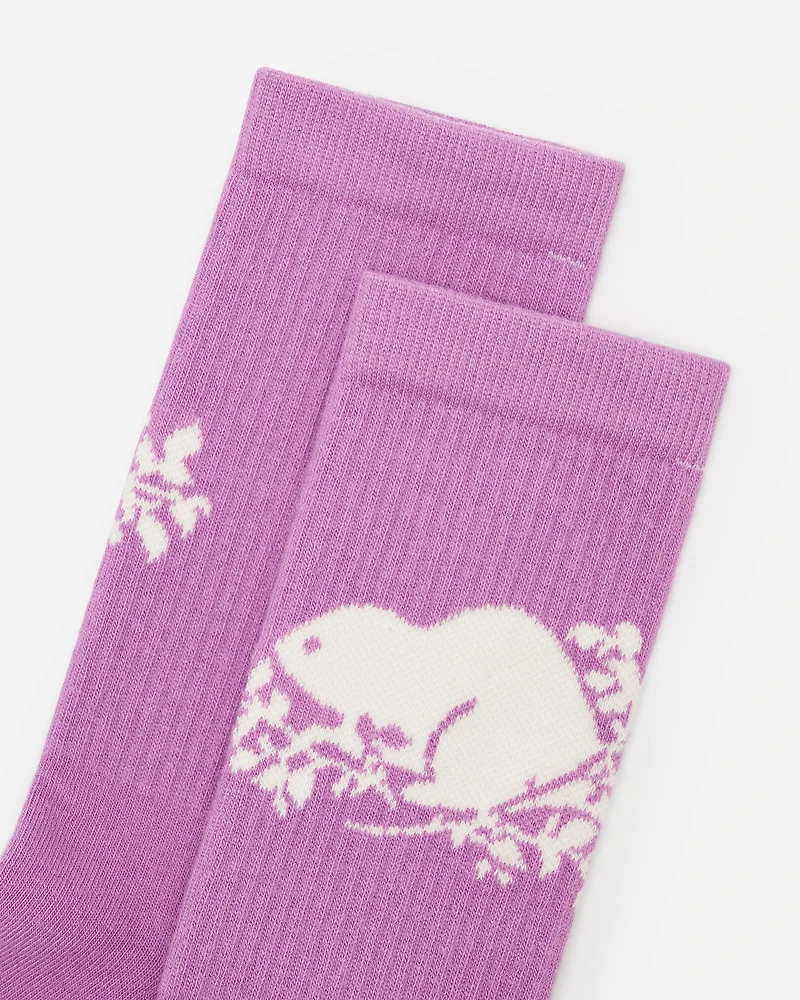 Adult Cooper Beaver Sock