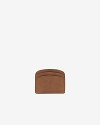 Porte-cartes en demi-lune en cuir Tribe