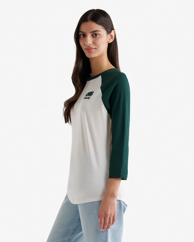 Womens Organic Cooper Baseball T-shirt