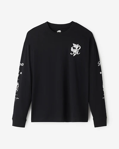 Mens Studio Graphic Long Sleeve T-Shirt