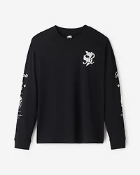 Mens Studio Graphic Long Sleeve T-Shirt