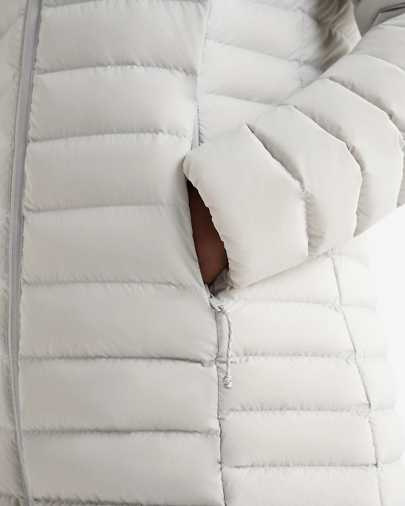 Roots Down Packable Long Jacket