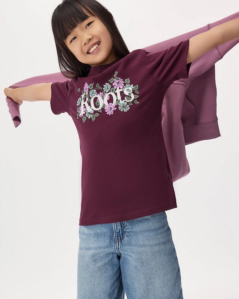 T-shirt Fleur sauvage pour enfants
