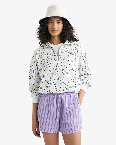 Roots Floral Quarter Zip