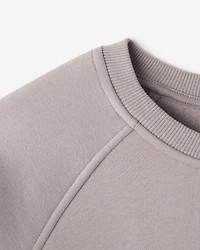 Chandail à col rond essentiel en molleton Nuage