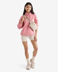 Organic Cooper Relaxed Half Zip Stein
