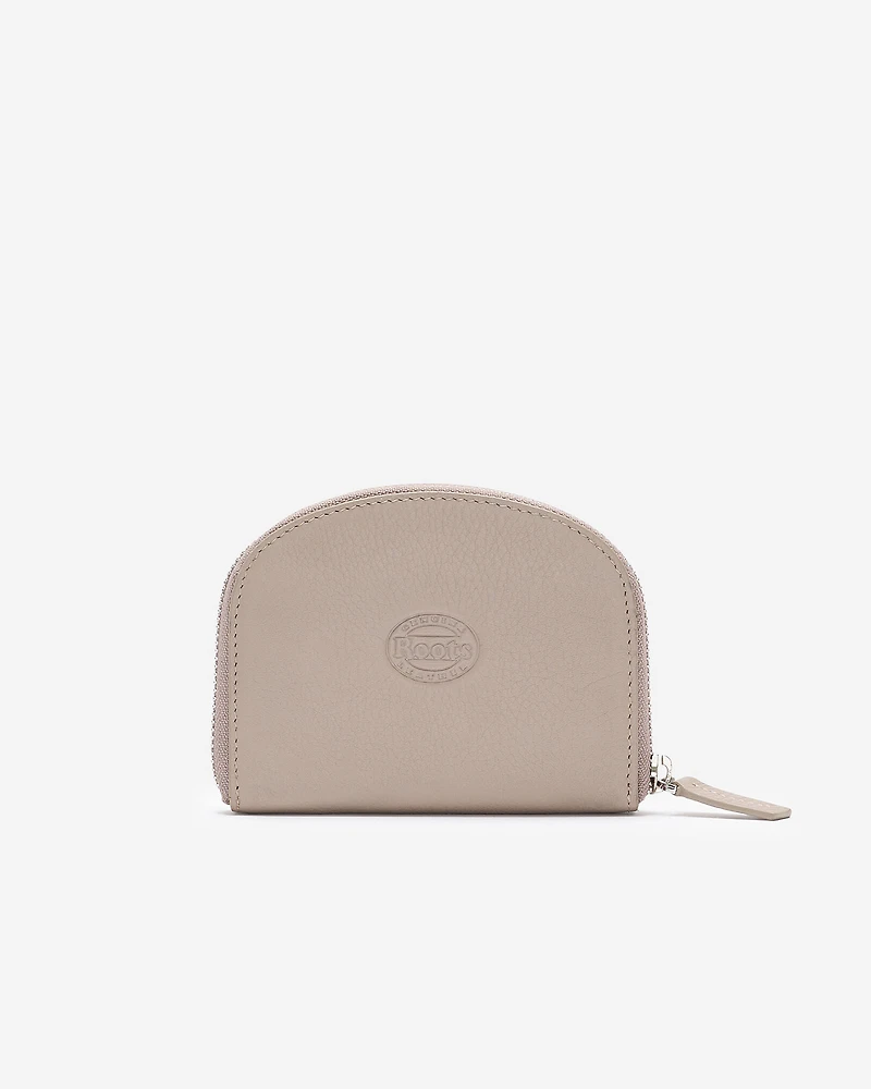 Portefeuille demi-lune en cuir Nuage