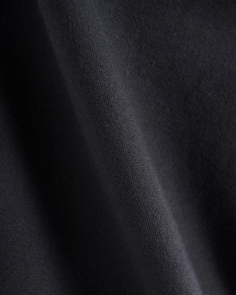 Cooper Terry Short Sleeve Quarter Zip Dress