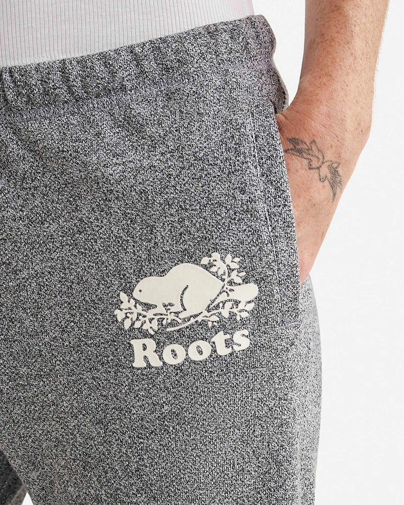 Pantalon court en molleton ajusté à cheville côtelée (entrejambe : 26 po)