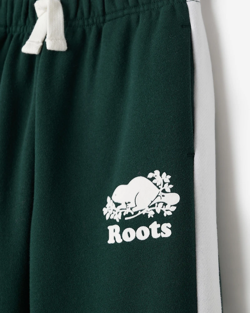 Pantalon d’athlétisme aux couleurs contrastantes en coton bio Cooper pour tout-petits