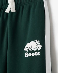 Pantalon d’athlétisme aux couleurs contrastantes en coton bio Cooper pour tout-petits