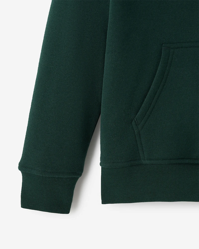 Kids Plaid Applique Hoodie