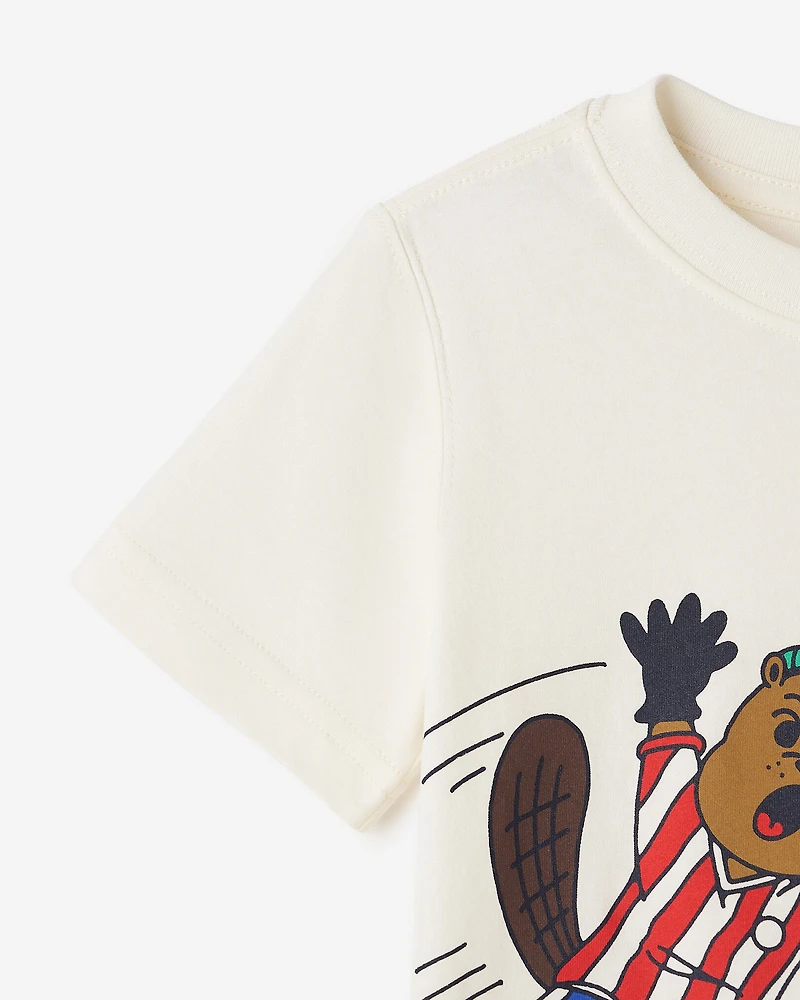 T-shirt Ligue castor pour tout-petits