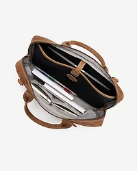 Sac à ordinateur Wellington en cuir Tribe