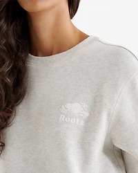 Chandail à col rond décontracté en coton bio Cooper