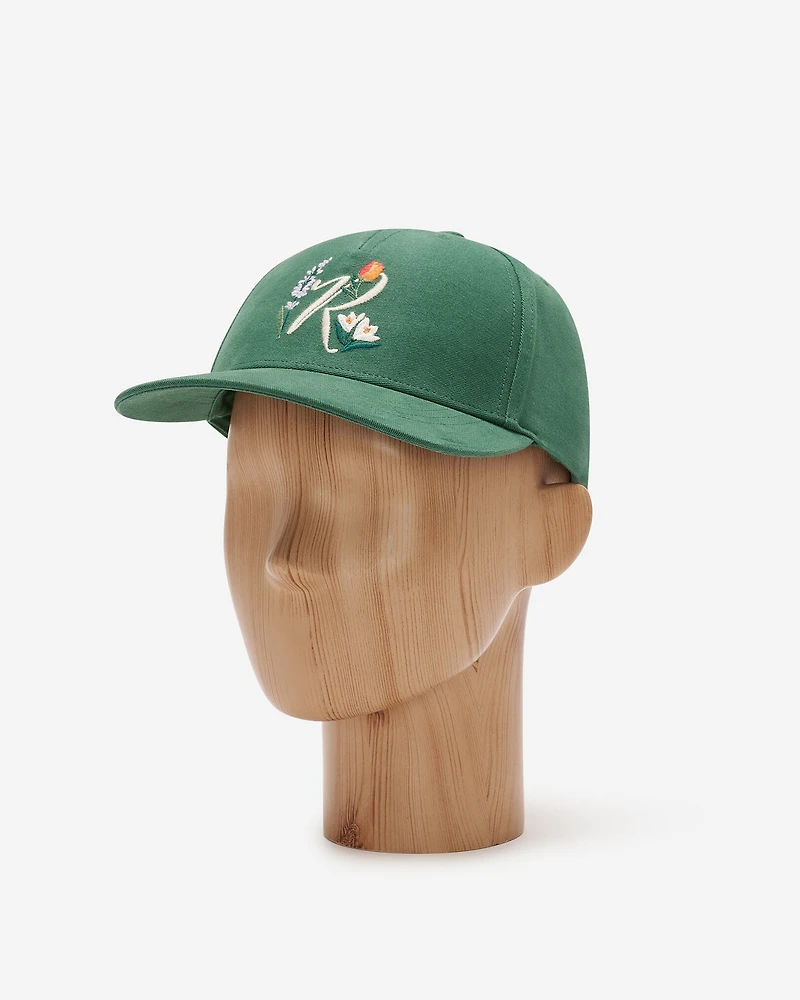 Floral Embroidery Baseball Cap