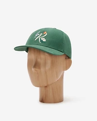 Floral Embroidery Baseball Cap