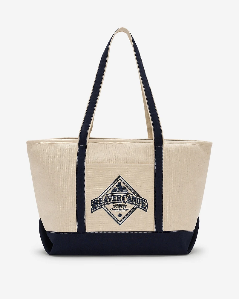 Beaver Canoe Large Pocket Tote