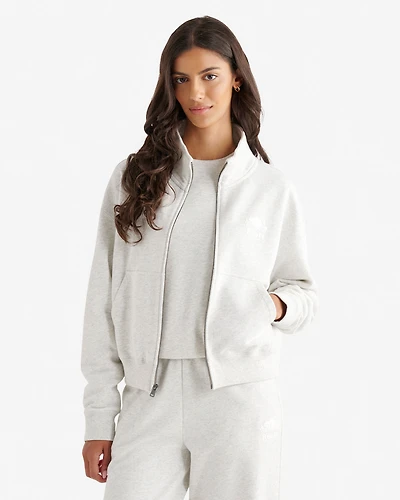 Blouson d’athlétisme à glissière en coton bio Cooper