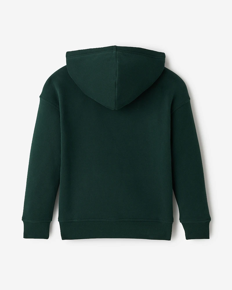 Kids Plaid Applique Hoodie