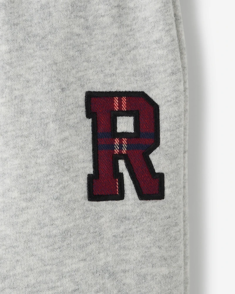 Toddler Plaid Applique Sweatpant